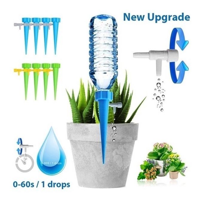 Continuous Plant Self Watering Devices Auto Drip Irrigation Spike With Slow Release Control Switch